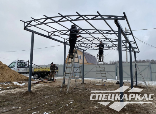 Навес для машины односкатного типа №47 - фото 1422